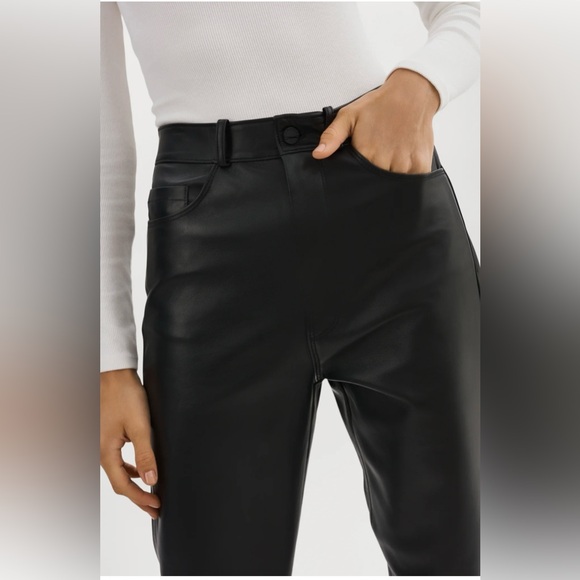 LAMARQUE ADELINE | LEATHER JEANS (Contemporaine exclusivite simons) - Picture 3 of 5